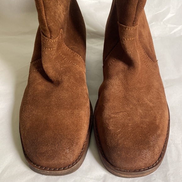 Free People Easton Equestrian boots suede brown tall 7 - Picture 3 of 10